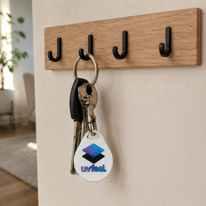 Pakiet Google Review – stand + 5 breloków NFC